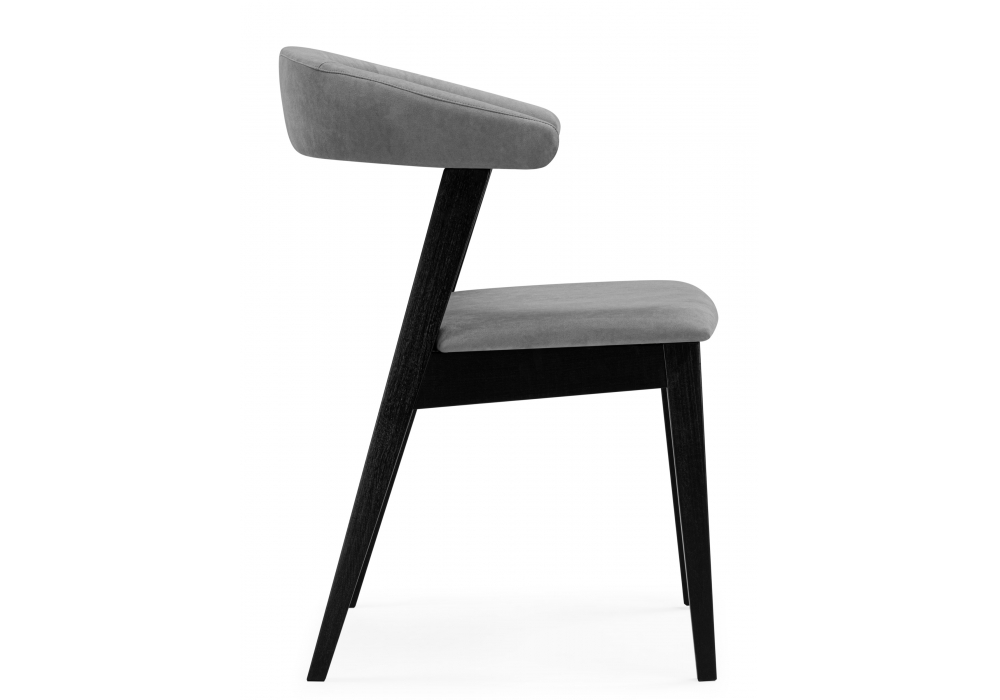 фото стул деревянный woodville токио ткань 234 / черное дерево 620597 | 220svet.ru