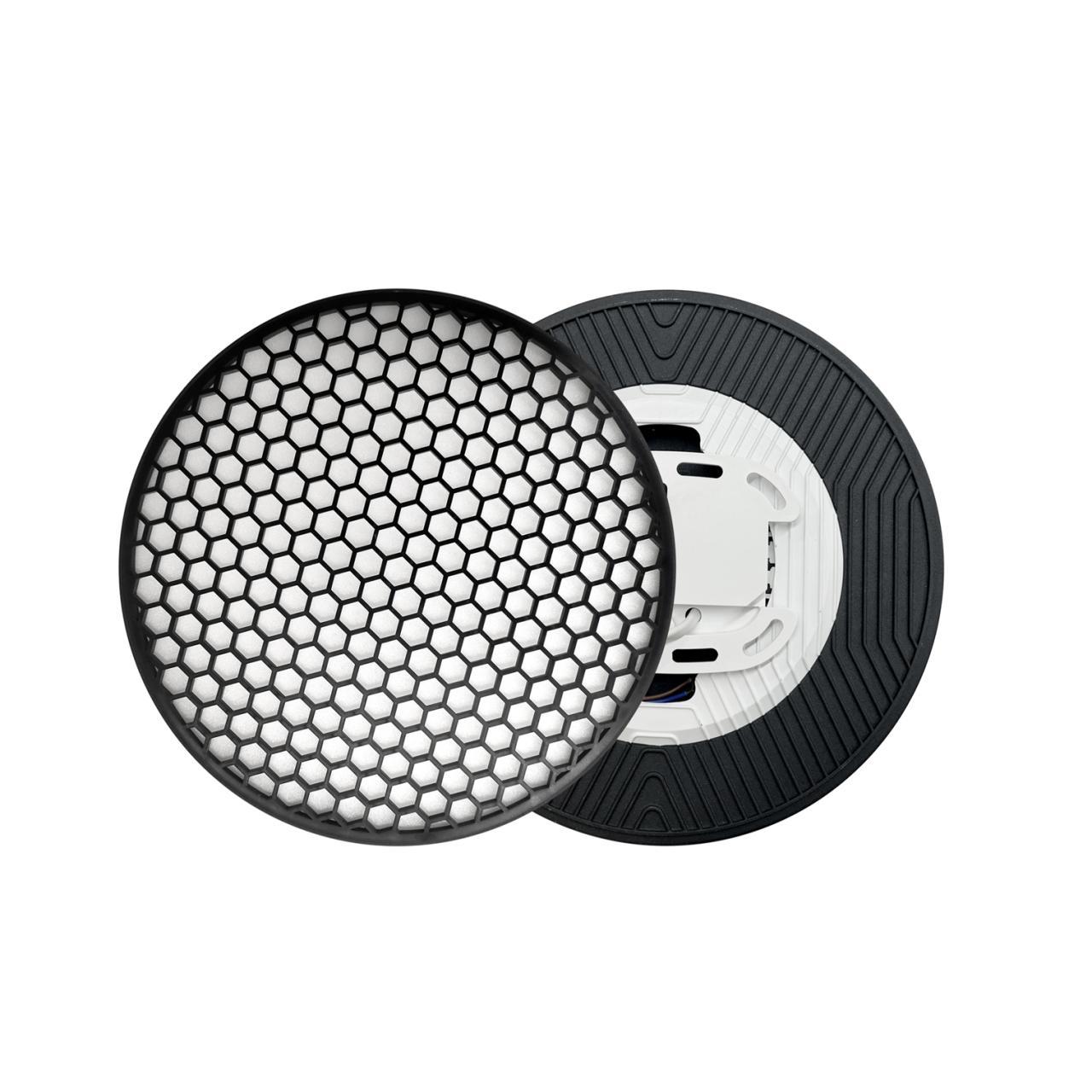 фото потолочный светодиодный светильник iledex 5555-24w-d160-3/4/6k-wh+bk | 220svet.ru