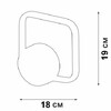 Миниатюра фото настенный светодиодный светильник vitaluce v04612-13/1a | 220svet.ru