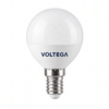 Миниатюра фото светодиодная лампа шар 5вт 3000k e14 voltega globe 5w 3284 | 220svet.ru