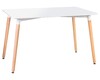 Миниатюра фото стол обеденный dobrin serra wide lmzl-td-04_lb-mtr_mdf-white-2743 | 220svet.ru