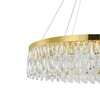 Миниатюра фото подвесная люстра indigo anna v12029/18p gold v000496 | 220svet.ru