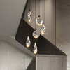 Миниатюра фото подвесной светодиодный светильник delight collection colvin mt9176-6h pearl black | 220svet.ru