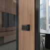 Миниатюра фото перекрестный переключатель двухклавишный чёрный werkel w1123006 | 220svet.ru