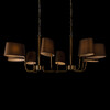 Миниатюра фото подвесная люстра loft it hilton 10527/8 brass | 220svet.ru