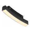 Миниатюра фото трековый магнитный светодиодный светильник iledex technical vision 4822-028-l188-d600-6w-110dg-3000k-bk | 220svet.ru