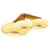 Миниатюра фото потолочный светильник delight collection 7270c/3s gold / white | 220svet.ru