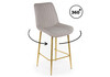 Миниатюра фото барный стул поворотный woodville седа 360 латте (zd 290) / золотой np 632609 | 220svet.ru
