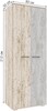 Миниатюра фото шкаф woodville шк-800 дуб крафт серый / бетонный камень 508426 | 220svet.ru