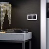 Миниатюра фото выключатель двухклавишный проходной werkel черные матовый w1122008 | 220svet.ru