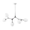 Миниатюра фото подвесная люстра arte lamp yuka a4103sp-6cc | 220svet.ru