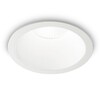 Миниатюра фото встраиваемый светодиодный светильник ideal lux game round wh wh | 220svet.ru