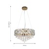 Миниатюра фото подвесная люстра favourite icicle 4251-6p | 220svet.ru