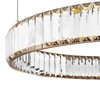 Миниатюра фото подвесной светодиодный светильник loft it crystal ring 10135/1000 gold | 220svet.ru