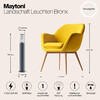 Миниатюра фото ландшафтный светильник maytoni o576fl-01gr1 | 220svet.ru