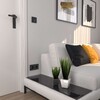 Миниатюра фото рамка из поликарбоната на 1 пост werkel hammer черный w0012408 | 220svet.ru