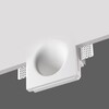 Миниатюра фото встраиваемый светильник в стену под покраску novotech cail 371013 белый | 220svet.ru