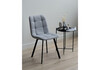 Миниатюра фото стул на металлокаркасе woodville чилли светло-серый / черный 631624 | 220svet.ru