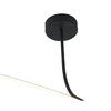 Миниатюра фото подвесной светодиодный светильник italline it013-6025 black 3000k | 220svet.ru