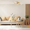 Миниатюра фото потолочная светодиодная люстра escada aldania 10225/2led bl | 220svet.ru