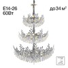Миниатюра фото подвесная хрустальная люстра citilux ritz cl310261 | 220svet.ru