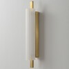 Миниатюра фото настенный светодиодный светильник crystal lux tunnel ap10 led brass | 220svet.ru