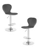 Миниатюра фото стул барный dobrin elisa lm-2640-n_ch-m_el-grey-11194 | 220svet.ru