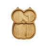 Миниатюра фото менажница &quot;сова&quot; деревянная, дуб uneca | 220svet.ru