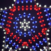 Миниатюра фото светодиодная консоль &quot;ретро звезда&quot; 120 x 130 см, триколор, 220в ltc km9-02 | 220svet.ru
