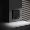 Миниатюра фото выключатель встраиваемый одноклавишный с подсветкой 10а voltum s70 vls010208 (черный матовый) | 220svet.ru