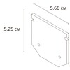 Миниатюра фото заглушка для профиля под магнитный трек arte lamp a621005e | 220svet.ru