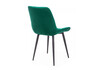 Миниатюра фото стул на металлокаркасе woodville челси к зеленый (zd 667) / черный 632513 | 220svet.ru