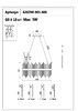 Миниатюра фото подвесная люстра garda decor 62gdw-901-600 | 220svet.ru