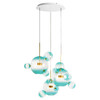 Миниатюра фото подвесной светильник loft it bolle 2027-d3 blue | 220svet.ru