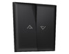 Миниатюра фото лицевая панель двухклавишного выключателя ambrella volt quant pro sigma sp8044 | 220svet.ru