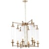 Миниатюра фото подвесная люстра crystal lux tomas sp8 d650 brass | 220svet.ru