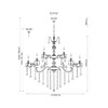 Миниатюра фото каскадная люстра lucia tucci barletta 122.16.8.6 antique | 220svet.ru