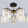 Миниатюра фото люстра reluce 63660-0.3-05 bk+cop | 220svet.ru