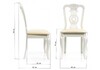 Миниатюра фото стул деревянный lomar butter white | 220svet.ru