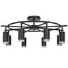 Миниатюра фото потолочная люстра lightstar rullo (571718+214437-8+202430-8) lr7183780 | 220svet.ru