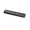 Миниатюра фото трековый магнитный светодиодный светильник iledex technical vision 4825-041-l209-12w-36dg-4000k-bk | 220svet.ru