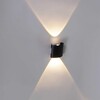 Миниатюра фото настенный светильник reluce 86831-9.2-002kt led2*1w bk | 220svet.ru