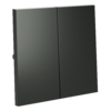 Миниатюра фото клавиши для выключателя/переключателя двухклавишного voltum s70 vls000306 (титан) | 220svet.ru