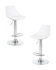 Миниатюра фото стул барный набор 2шт dobrin rocky lm-3000-n_ch-m_el-white-11444 | 220svet.ru