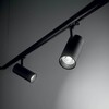 Миниатюра фото трековый светодиодный светильник ideal lux quick 28w cri80 30 3000k bk 1-10v | 220svet.ru