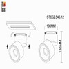 Миниатюра фото трековый светодиодный светильник st luce st652.546.12 | 220svet.ru