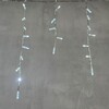 Миниатюра фото гирлянда бахрома с колпачком 4,9 x 0,5 м белая 220в, 189 led, провод прозрачный пвх, ip65 ltc pil189cap-10-2w | 220svet.ru