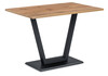 Миниатюра фото стол деревянный woodville мичиган лофт 25 мм дуб вотан / черный матовый 515300 | 220svet.ru