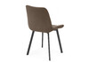 Миниатюра фото стул на металлокаркасе woodville челси коричневый / черный 632536 | 220svet.ru