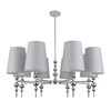 Миниатюра фото потолочная люстра на штанге lumion ilaria 8437/8 хром | 220svet.ru